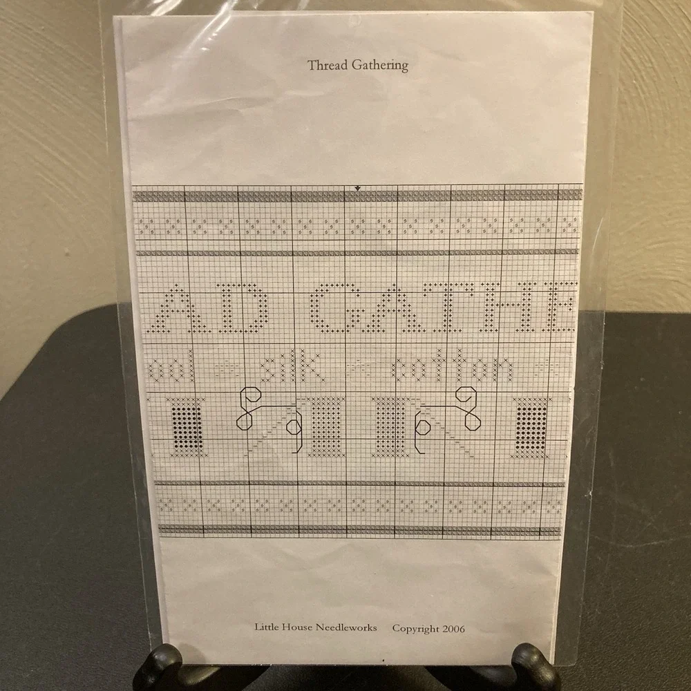 Little‎ House Needleworks Thread Gathering Special Edition PATTERN ONLY - Signed